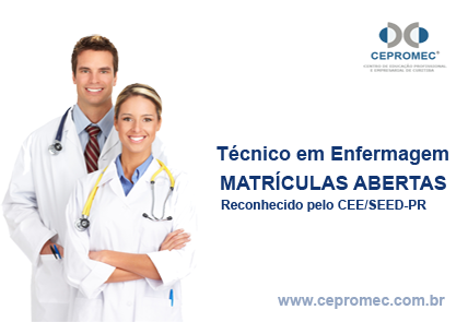 CURSO TÉCNICO EM ENFERMAGEM - RECONHECIDO SEED/PR